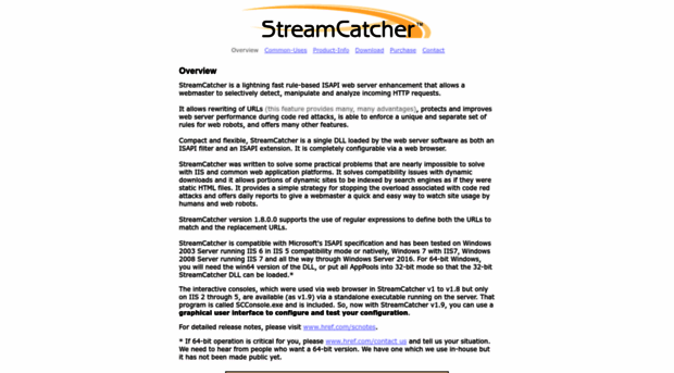 streamcatcher.com