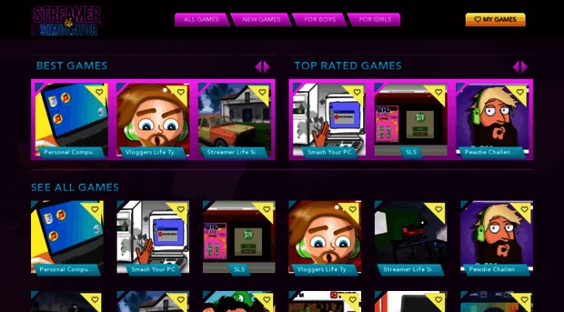 streamerlifesimulator.com