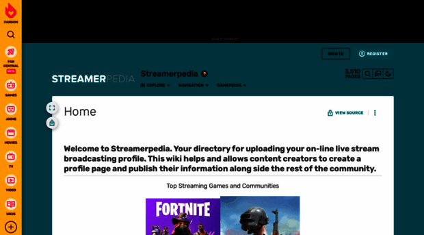 streamers.gamepedia.com