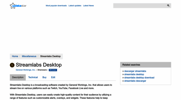 streamlabs-desktop.updatestar.com