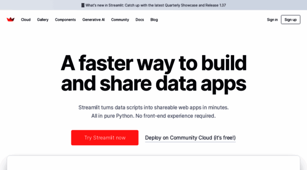 streamlit.io