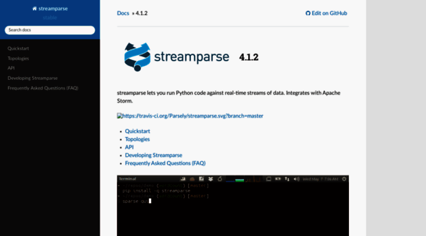 streamparse.readthedocs.org