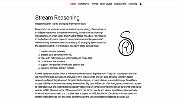 streamreasoning.org