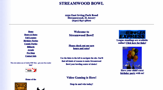 streamwoodbowl.com