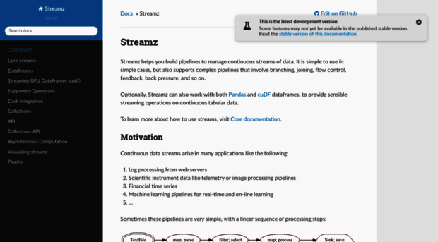 streamz.readthedocs.io