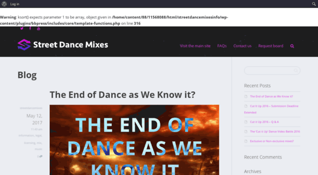 streetdancemixes.info