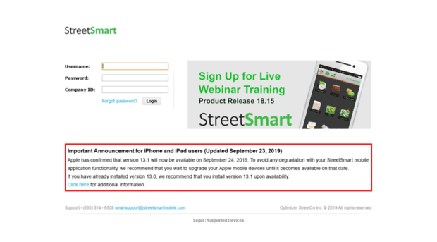 streetsmart.clicksoftware.com