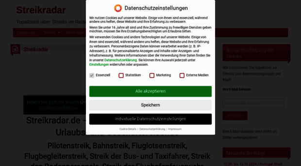 streikradar.de