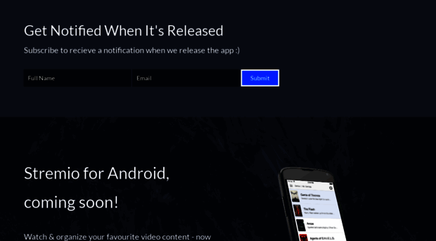 stremio-android.launchrock.com