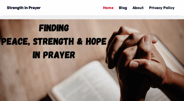 strengthinprayer.com