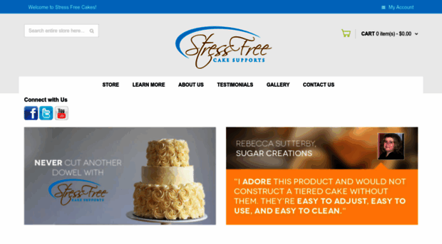 stressfreecakes.com