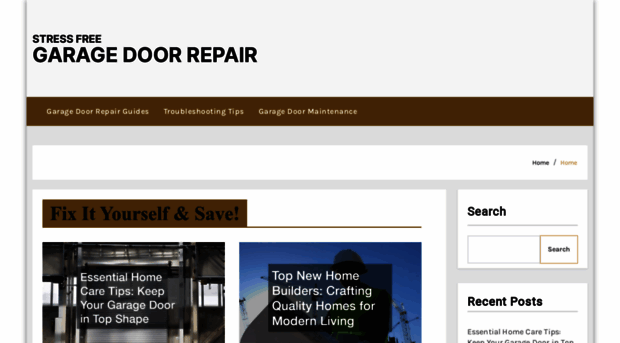 stressfreegaragedoorrepairtips.com