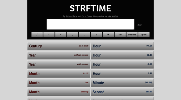 strftime.net