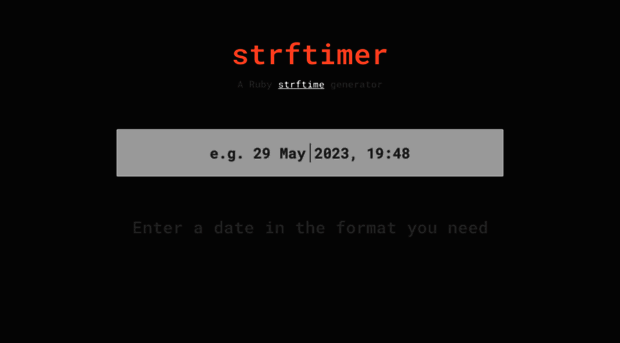 strftimer.com