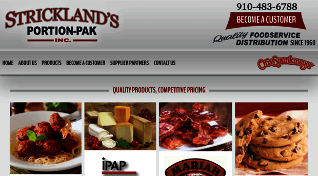 stricklandsfoodservice.com