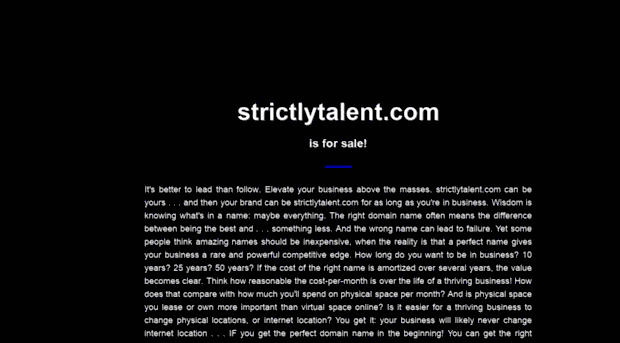 strictlytalent.com