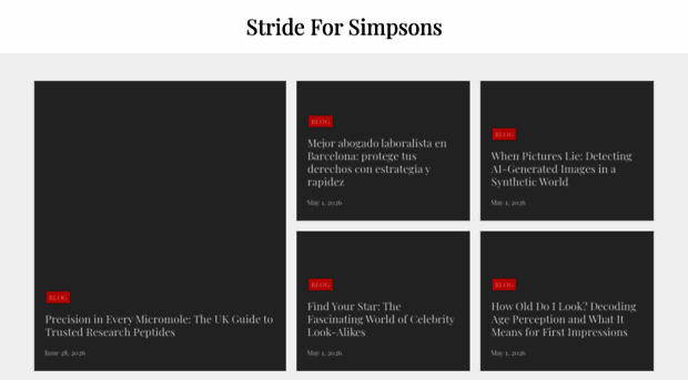 strideforsimpsons.com