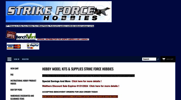 strikeforcehobbies.com