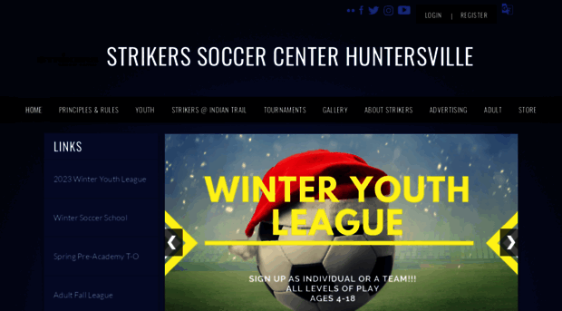 strikerssoccer.com