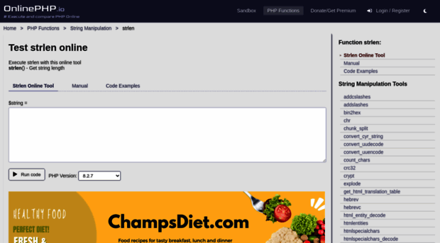 strlen.onlinephpfunctions.com