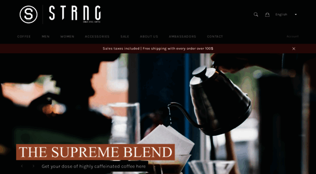strngcoffee.com
