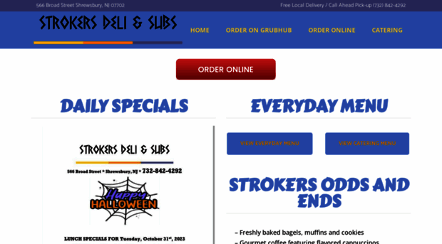 strokersdeli.com