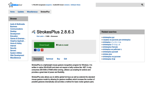 strokesplus.updatestar.com
