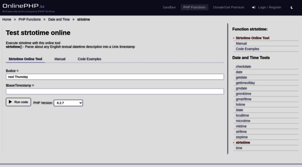 strtotime.onlinephpfunctions.com