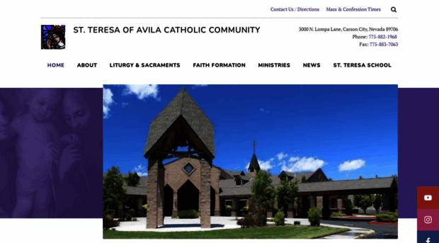 stteresaofavila.net