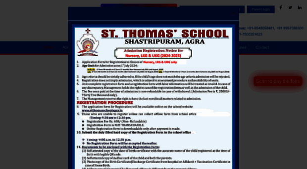 stthomasschoolagra.in