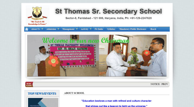 stthomasschoolfaridabad.com