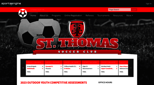 stthomassoccer.com