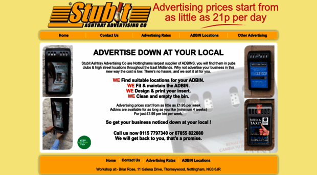 stubitashtrayadvertising.co.uk