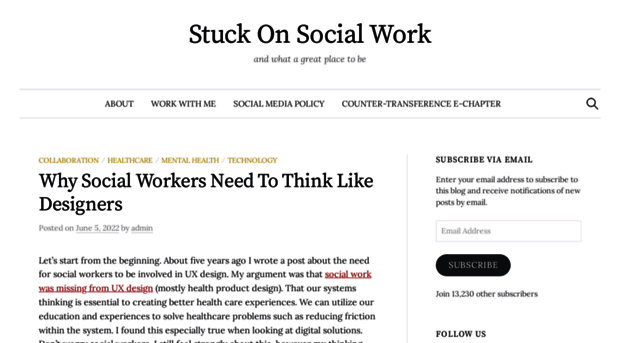 stuckonsocialwork.com