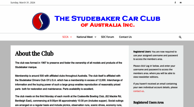 studebakercarclub.net