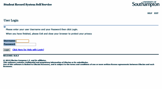 student-selfservice.soton.ac.uk