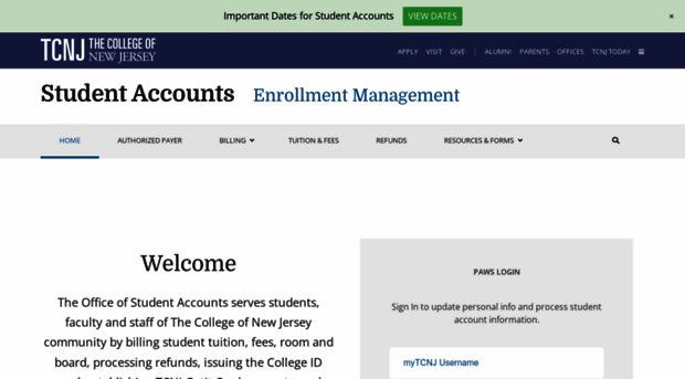 studentaccounts.tcnj.edu