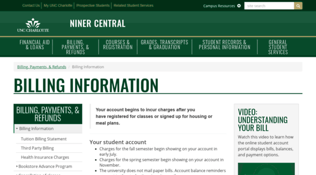 studentaccounts.uncc.edu