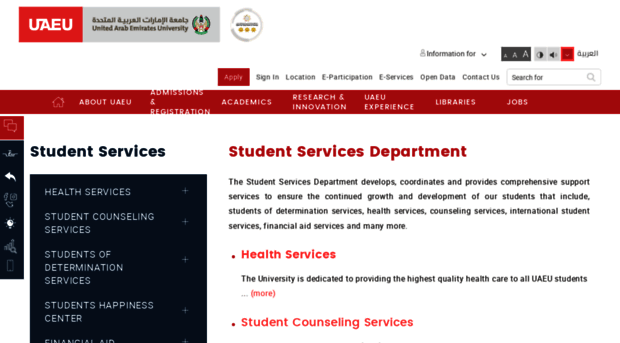 studentaffairs.uaeu.ac.ae