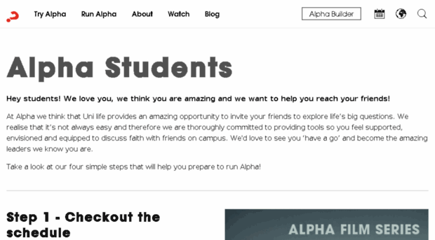 studentalpha.org