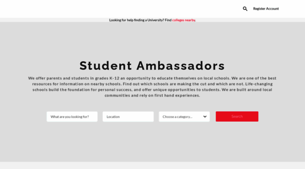 studentambassadors.org