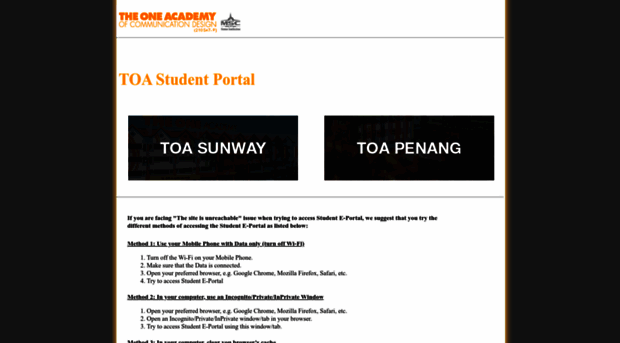 studentattendance.toa.edu.my