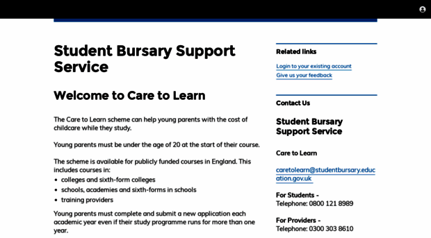 studentbursarysupport.education.gov.uk