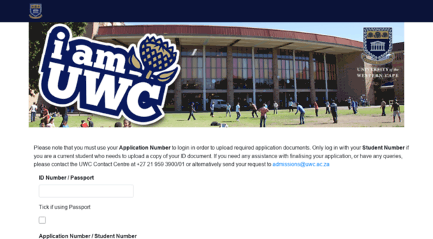 Studentdocumentupload Uwc Ac Za Home Page UWC   Studentdocumentupload.uwc.ac.za 