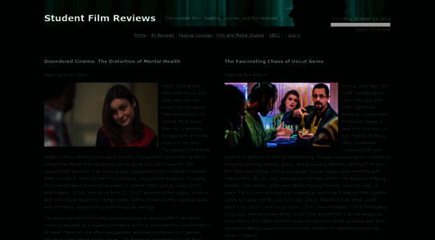 studentfilmreviews.org