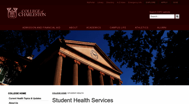 studenthealth.cofc.edu