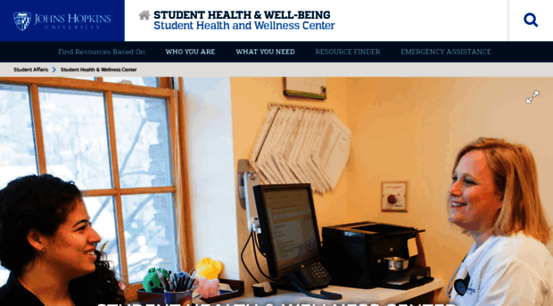 studenthealth.johnshopkins.edu