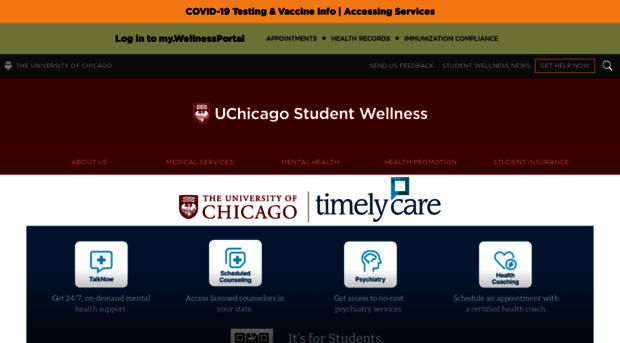 studenthealth.uchicago.edu