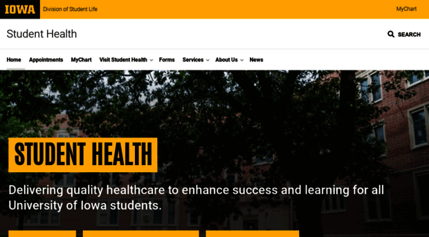 studenthealth.uiowa.edu