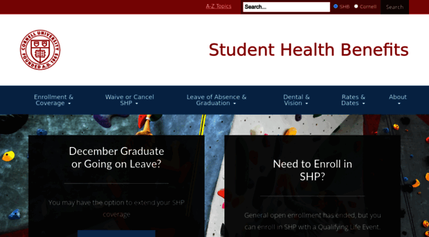 studenthealthbenefits.cornell.edu